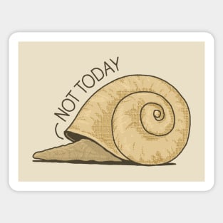 snail in the house Sticker
